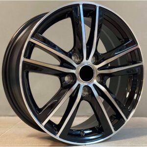 Toyota Style 335 6.5x16 5x114.3 ET45 Black Face Machined