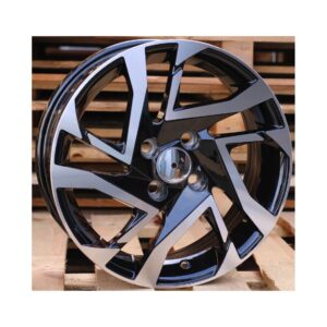 Toyota Style 5417 5.5x15 4x100 ET45 Black Face Machined