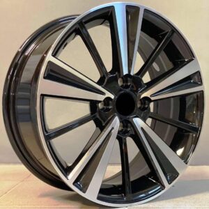 Toyota Style 5806 6x15 4x100 ET35 Black Face Machined