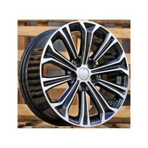 Toyota Style 5845 7.5x17 5x114.3 ET40 Black Face Machined