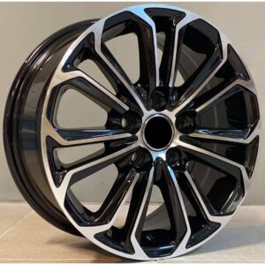 Toyota Style 667 7x17 5x114.3 ET45 Black Face Machined