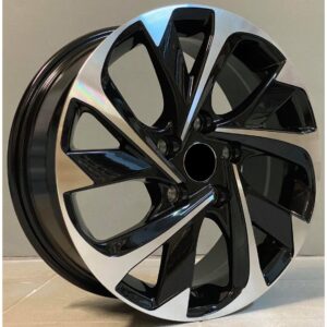 Toyota Style 89 6.5x16 5x114.3 ET40 Black Face Machined