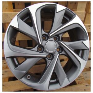 Toyota Style 89 6.5x16 5x114.3 ET45 Gun Metal Face Machined