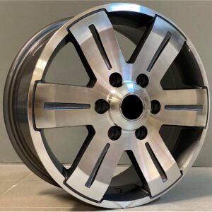 Van Style 562 7x16 6x130 ET55 Gun Metal Face Machined