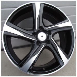Volvo Style 115 7x16 5x108 ET46 Black Face Machined