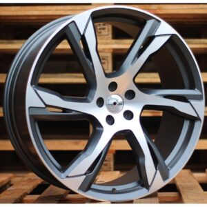 Volvo Style 1175 9x22 5x108 ET39 Gun Metal Matt Face Machined