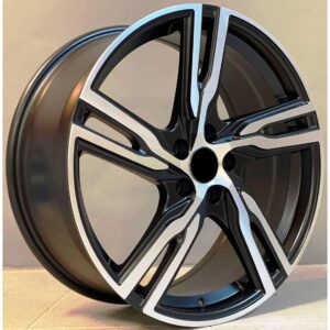 Volvo Style 132 8x19 5x108 ET45 Black Matt Face Machined