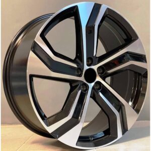 Volvo Style 143 8x19 5x108 ET42.5 Black Face Machined