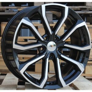Volvo Style 515 8x18 5x108 ET49 Black Face Machined