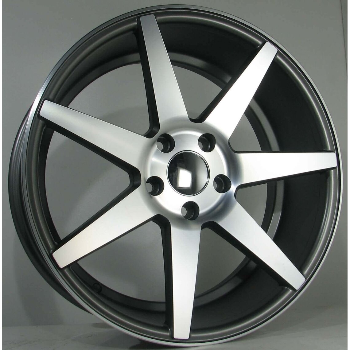 Vossen Style 715 7.5x17 5x112 ET30 Gun Metal Matt Face Machined