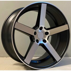Vossen Style 972 8x18 5x120 ET35 Black Matt Face Machined