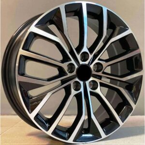 VW Style 1311 6.5x16 5x100 ET42 Black Face Machined