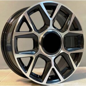 VW Style 1465 6.5x16 4x100 ET43 Black Face Machined