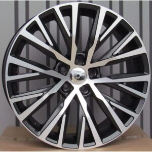 VW Style 1966 8x18 5x100 ET35 Black Face Machined