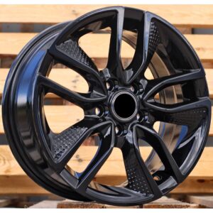 VW Style 5087 6.5x15 5x100 ET40 Black Glossy