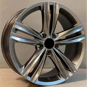 VW Style 5293 7x17 5x100 ET46 Hyper Black