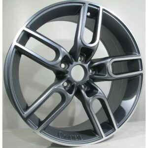 VW Style 530 7.5x17 5x112 ET38 Gun Metal Matt Face Machined