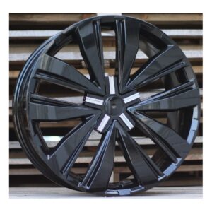 VW Style 5377 8.5x20 5x120 ET45 Black Glossy