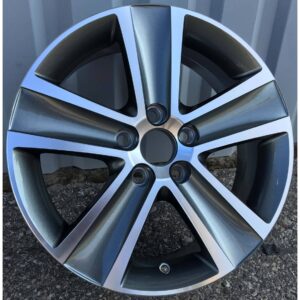VW Style 569 6x15 5x100 ET40 Gun Metal Face Machined