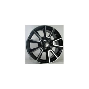 VW Style 578 6.5x16 5x100 ET33 Black Face Machined