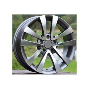 VW Style 620 7x16 5x112 ET45 Gun Metal Face Machined