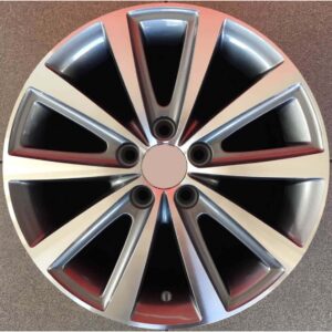 VW Style 672 6x15 5x112 ET40 Gun Metal Face Machined