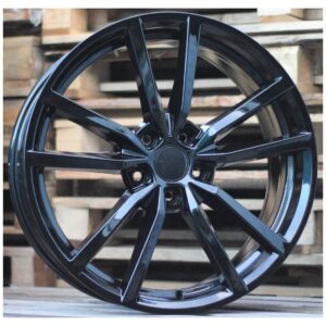 VW Style 864 8x18 5x112 ET45 Black Glossy