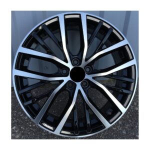 VW Style 952 8x18 5x100 ET45 Black Face Machined