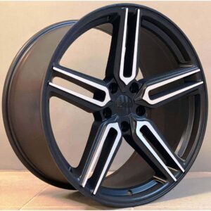 Haxer 15 9x20 5x120 ET35 Black Matt Face Machined
