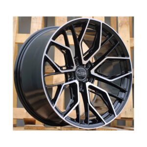 Haxer 16 9x22 5x112 ET30 Black Face Machined