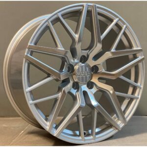 Haxer 17 8.5x19 5x112 ET40 Silver Face Machined