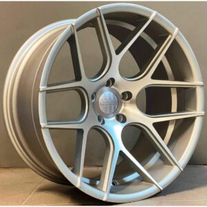 Haxer 22 9x20 5x120 ET15 Silver Matt Face Machined