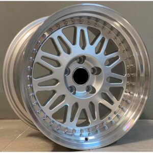 Haxer 28 9x18 5x120 ET22 Silver Lip Milling Silver