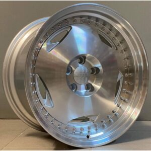 Haxer 29 10x18 5x112 ET22 Silver Lip Milling Silver
