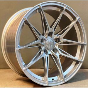 Haxer 36 9.5x18 5x120 ET40 Silver Shining