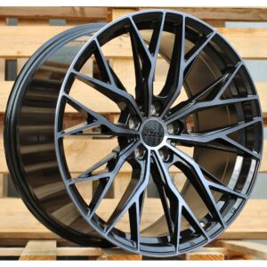 Haxer 42 8x18 5x112 ET45 Black Glossy Tinted Face