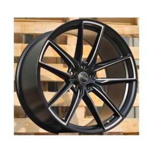 Haxer 45 8.5x20 5x112 ET40 Black Matt Face Machined