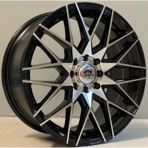 AG Wheels 2790 6x14 4x95|4x108 ET25 Black Face Machined