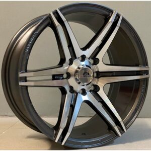 AG Wheels 3928 7x15 4x100|4x114.3 ET32 Gun Metal Face Machined