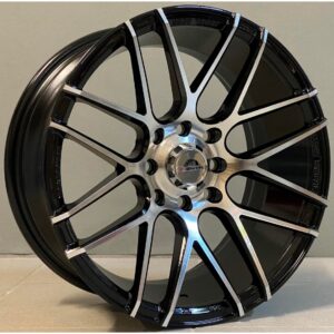 AG Wheels 3929 7x15 4x100|4x114.3 ET32 Black Face Machined
