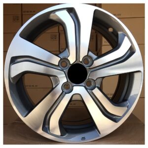 Honda Style 5833 5.5x15 4x100 ET44 Gun Metal Face Machined