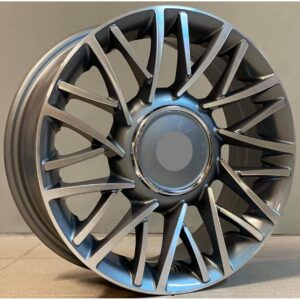 Lancia Style 581 6x15 4x98 ET30 Gun Metal Face Machined