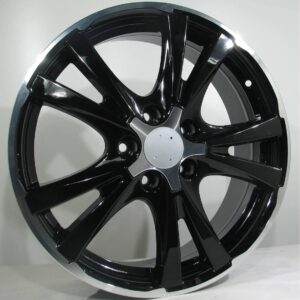 Mazda Style 74 7x18 5x114.3 ET50 Black Glossy Lip