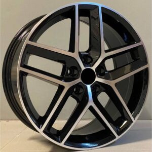 Seat Style 1426 8x18 5x112 ET45 Black Face Machined