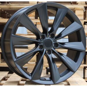 Tesla Style 1385 9.5x21 5x120 ET40 Black Matt