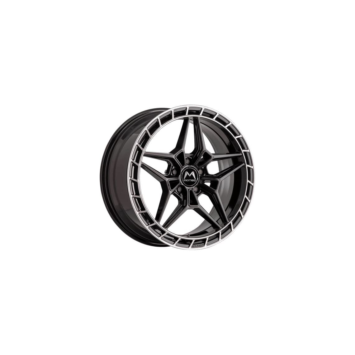 MCT16-Futura 8.5x19 5x112 ET45 Black Rim Polished