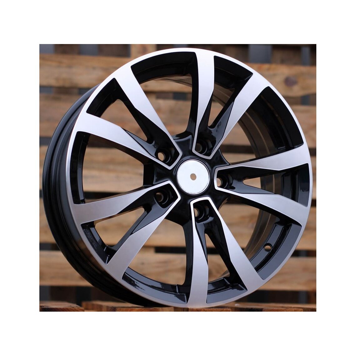 Van Style 533 6.5x16 5x118 ET45 Black Face Machined