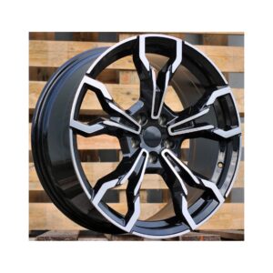 BMW Style 5596 9.5x21 5x112 ET43 Black Face Machined