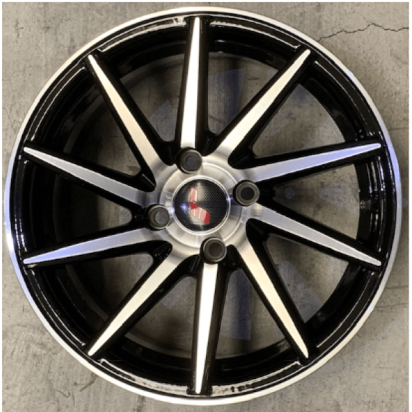 E.M aftemarket A012 14x5.5 4X114 et35 ΔΙΑΜΑΝΤΕ ΜΑΥΡΟ