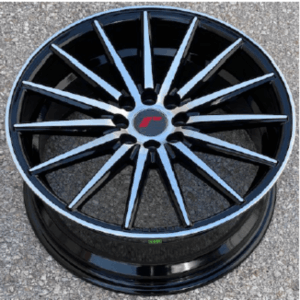 E.M aftemarket A015 17x7.5 4X108 et38 ΔΙΑΜΑΝΤΕ ΜΑΥΡΟ